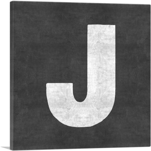 Chalkboard Alphabet Letter J