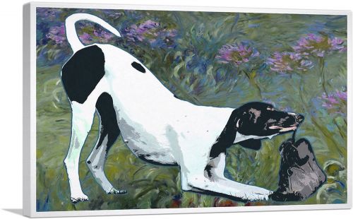 Pointer Dog Breed Flowers