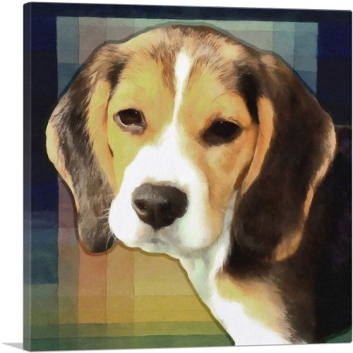Beagle Dog Breed Colorful Modern