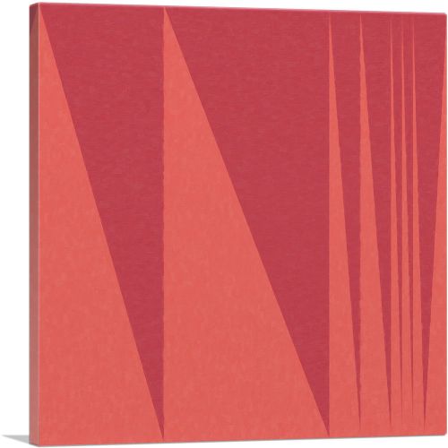 Mid-Century Modern Red Wall