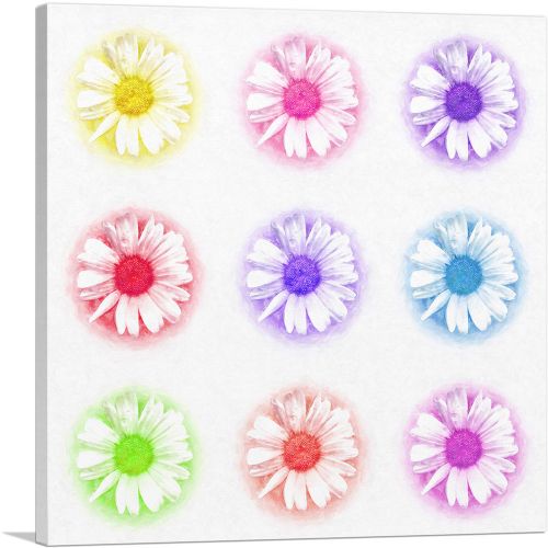Daisy Flower Painting Pattern Home decor