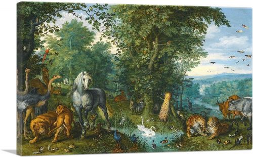 The Garden Of Eden With The Fall Of Man