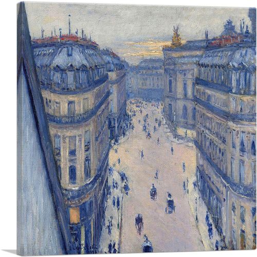 Rue Halevy Seen View from the Sixth Floor 1878