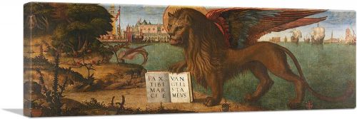 Winged Lion Of Mark Evangelist In Doge's Palace