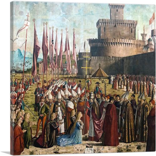 Meeting Of Pilgrims With Pope Ciriaco 1492