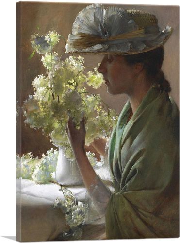 Lady With a Bouquet 1890