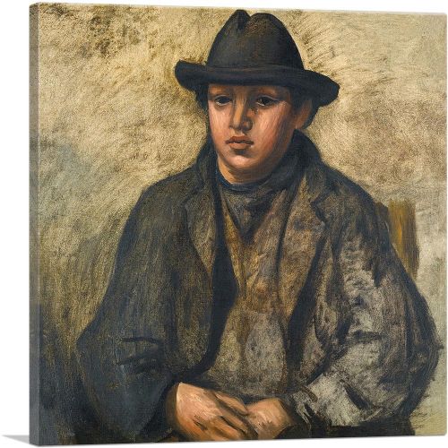 Young Man In Melon Hat 1922