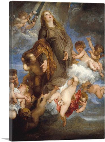 Saint Rosalie Interceding For Plague-Stricken Of Palermo 1624
