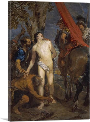 Saint Sebastian Bound For Martyrdom 1620