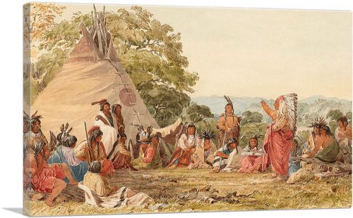 Indians In Council 1850