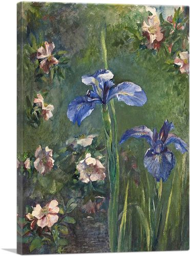 Wild Roses And Irises 1887