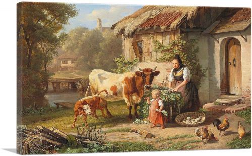 Idyllic Rural Scene 1887