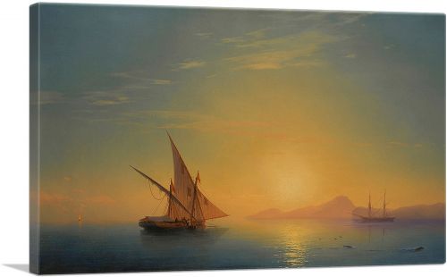 Sunset Over Ischia 1857