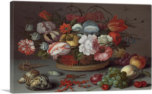 Basket of Flowers 1622