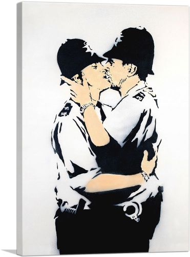 Gay Cops Kissing