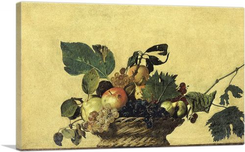 Basket with Fruit 1596