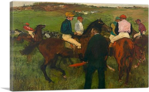 Racehorses - Out of the Paddock 1878