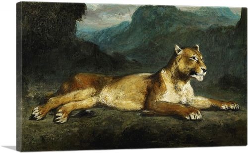 Lioness reclining 1855