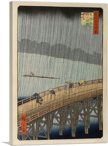 Sudden Shower at Ohashi Bridge 1857