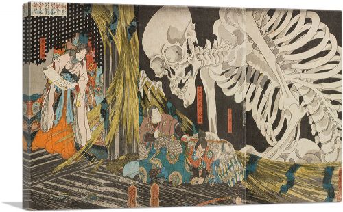 Mitsukuni Defying the Skeleton Spectre 1845