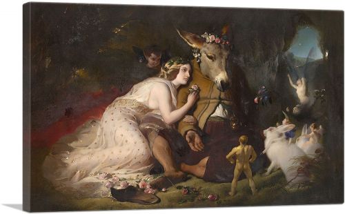 Scene from A Midsummer Night's Dream 1851