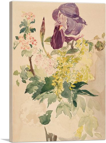 Flower Piece with Iris 1880