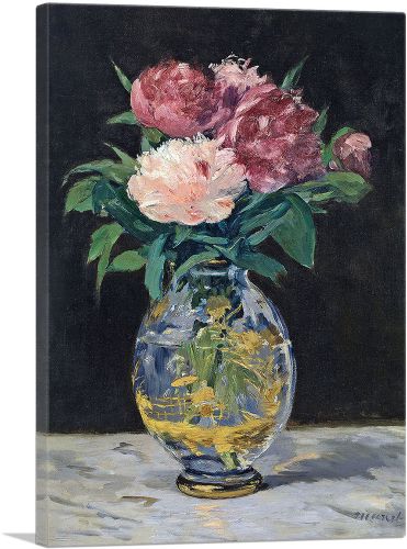 Bouquet Of Flowers - Bouquet De Pivoines 1882