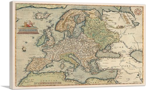 Map of Europe 1581