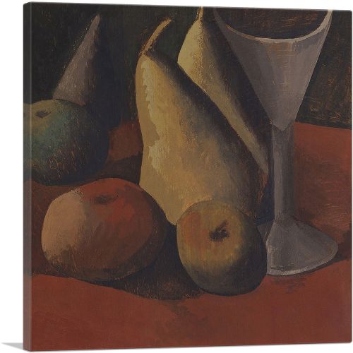Still Life with Fruit and Glass 1908