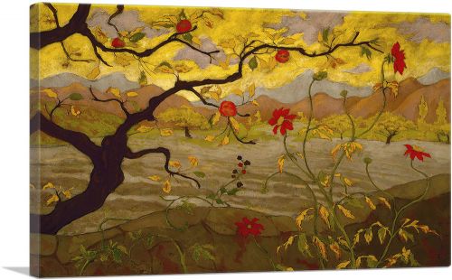 Landscape painting Apple Tree With Red Fruit 1902