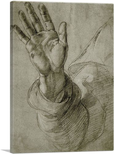 Upraised Right Hand, with Palm Facing Outward 1520