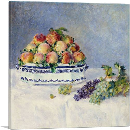 Still Life with Peaches and Grapes 1881