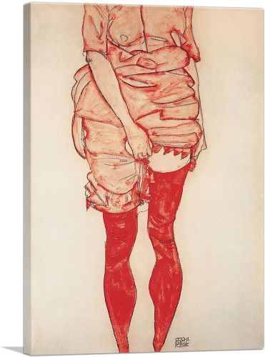 Stehende Frau in Rot 1913