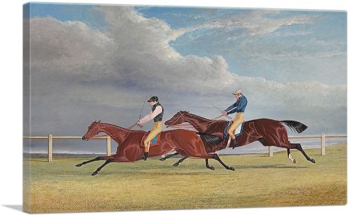 The Finish of the 1827 St Leger