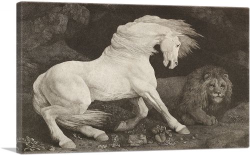 A Horse Affrighted at a Lion 1788