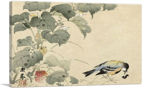 Bird With Caterpillar 1892