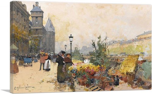 The Flower Market In The City