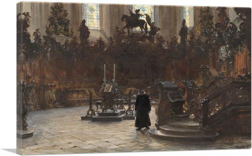 The Choirstalls In The Mainz Cathedral 1869