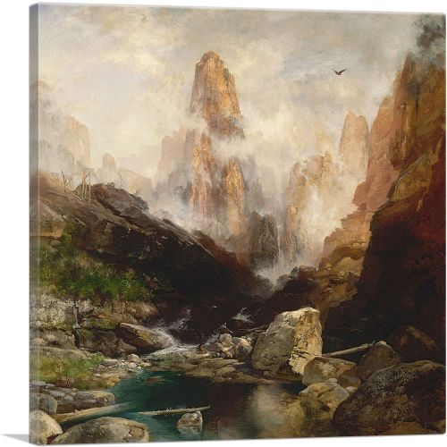 Mist In Kanab Canyon Utah 1892