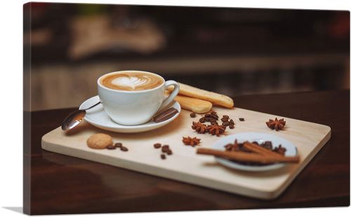 Coffee Espresso with Chocolate Coffee Shop decor