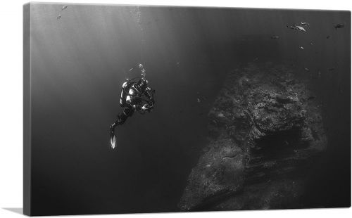 Scuba Diver Home Decor Rectangle