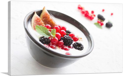 Yogurt with Berries Home Decor