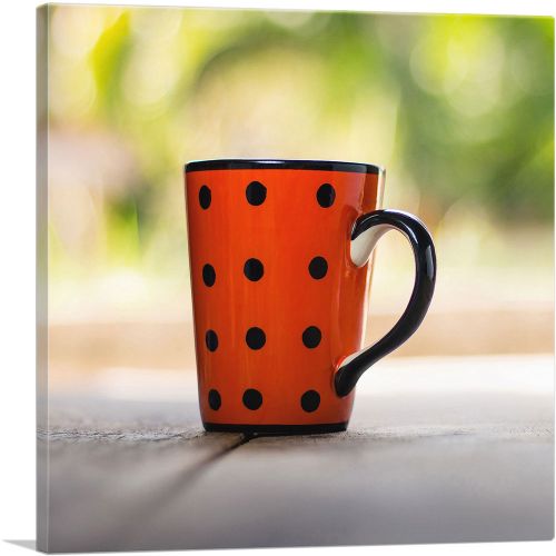 Black And Red Dot Cup Home decor
