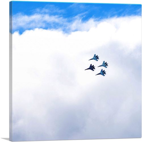Fighter Jet Plane Aircrafts in Formation