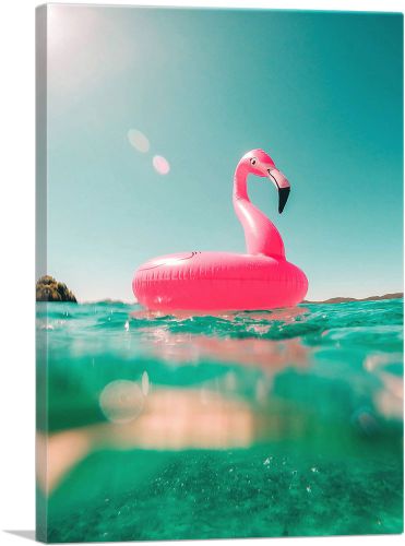 Flamingo Blow Up Pool Toy Floating Ring