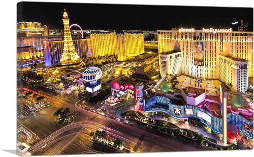 Las Vegas Strip Casinos at Night