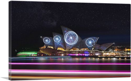 Sydney Opera House Orbs Projection Australia