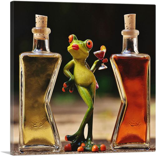 Bottles Frog Cocktail Party Home decor