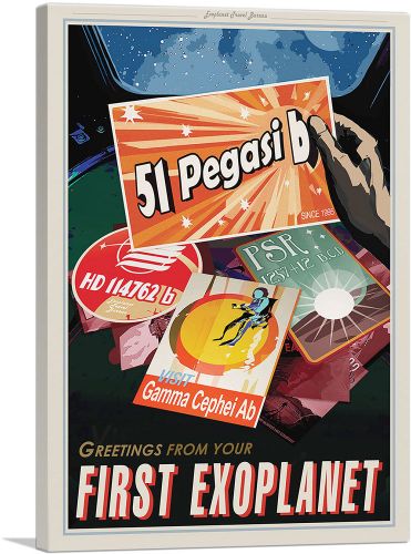 51 Pegasi B First Exoplanet NASA Poster