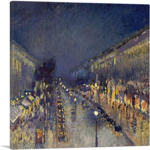 The Boulevard Montmartre At Night 1897